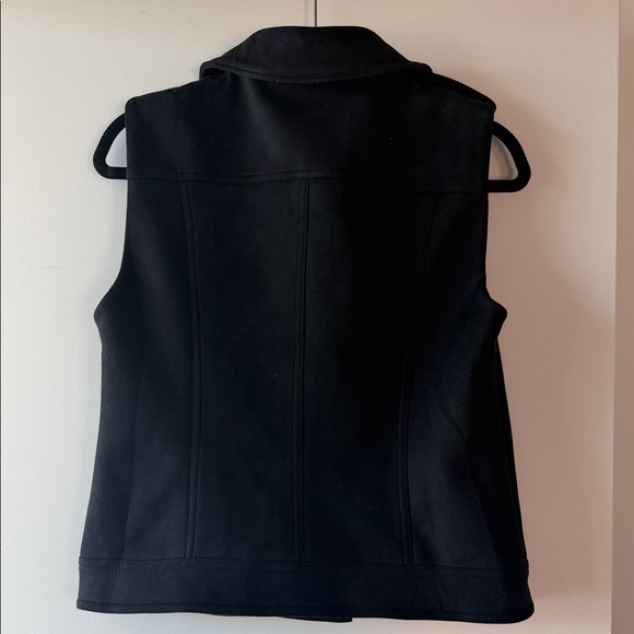 Philosophy Black Zippered Vest - Picture 2 of 2